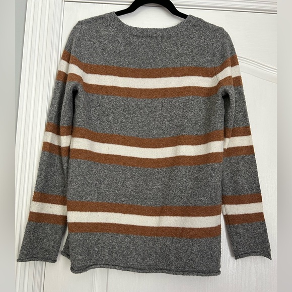 Stitch Fix Pinque Long Sleeve Grey, Rust, and Cream Sweater Size Small - Picture 7 of 7